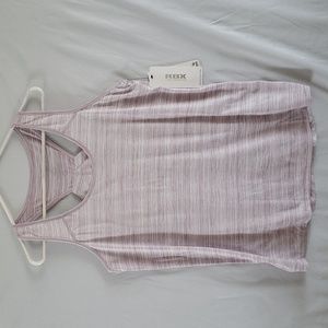 Rbx Active Women's Relax Twist Back Space Dye Tank Top - Large